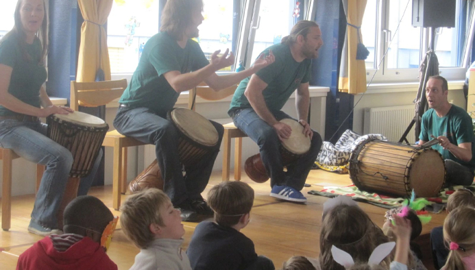 drumming  rhythmics